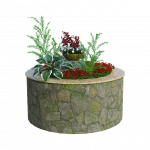 stone planter